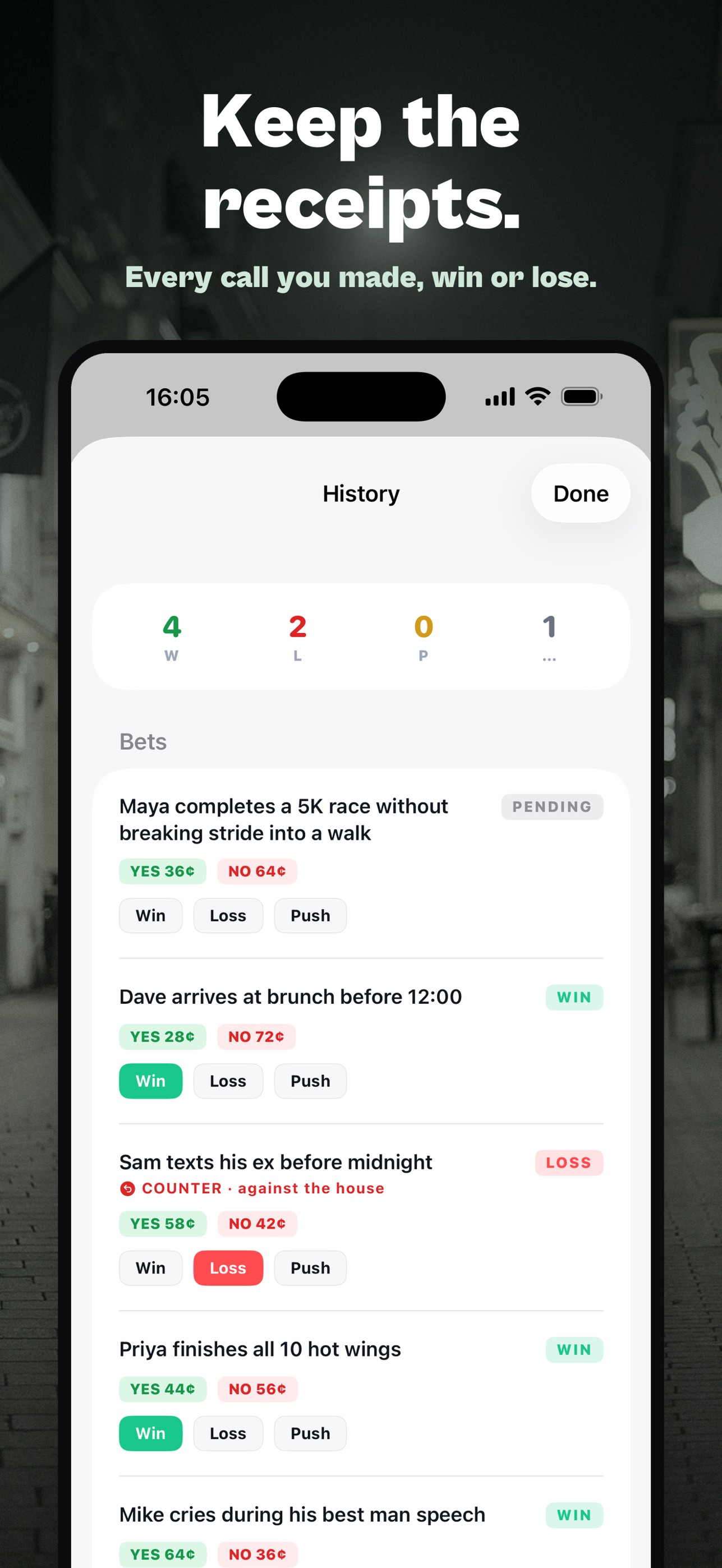 Screenshot 5 of MyOdds: Bet With Friends