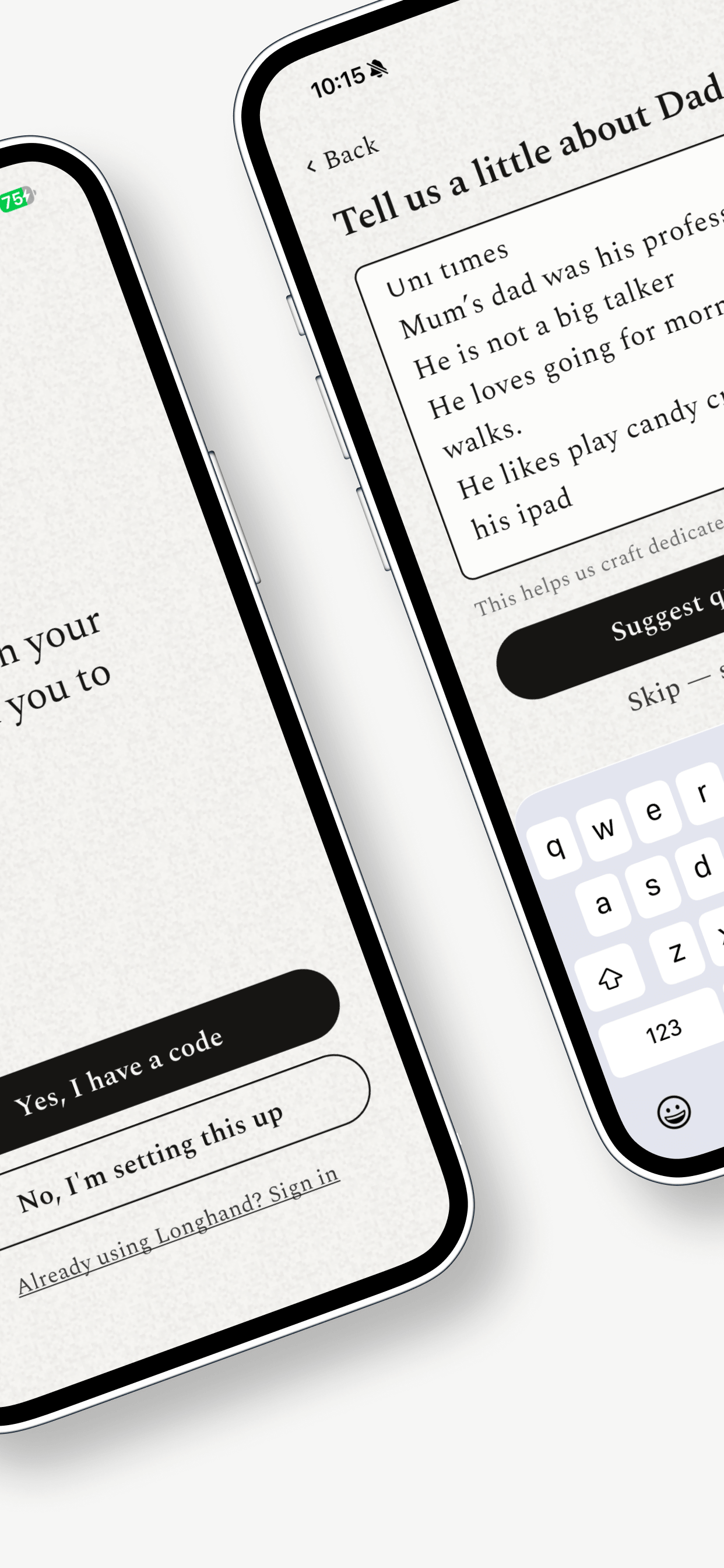 Longhand: Life Story Journal screenshot 10