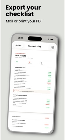 Home viewing - house checklist Screenshot 5 of 5