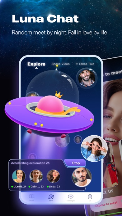 Luna Chat - Night Video Call Screenshot