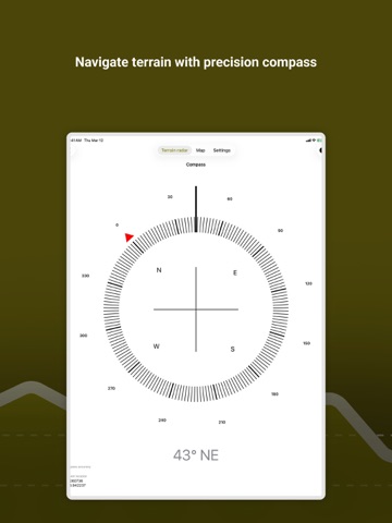 Terrain Radar iPad screenshot