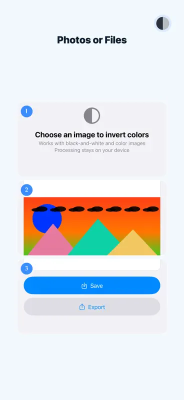 Invert Image - Photo Colors screenshot 3 of 5