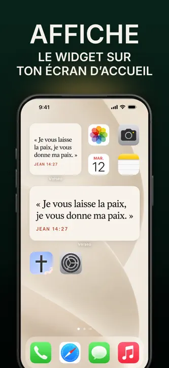 Verseo : Verset du Jour Widget screenshot 2