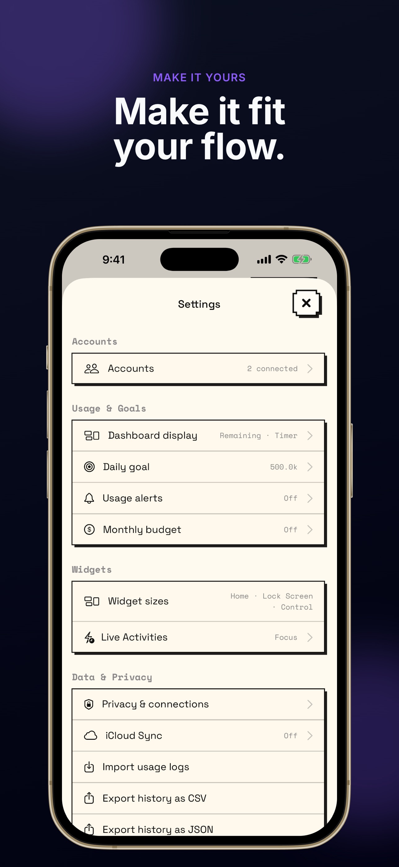 Screenshot 5 of Usages