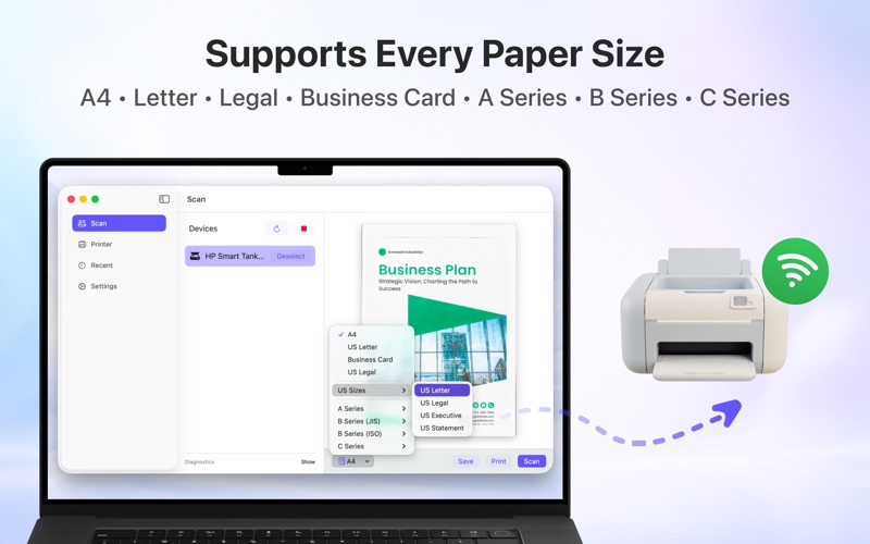 Document Scanner & Printer App screenshot