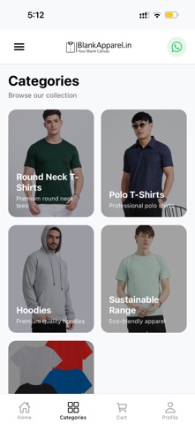 BlankApparel.in screenshot