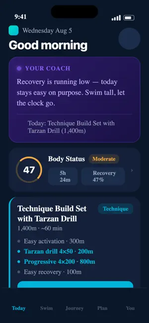SwimTune screenshot 1