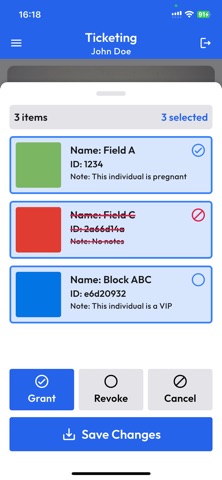 Ticketing Scanner screenshot