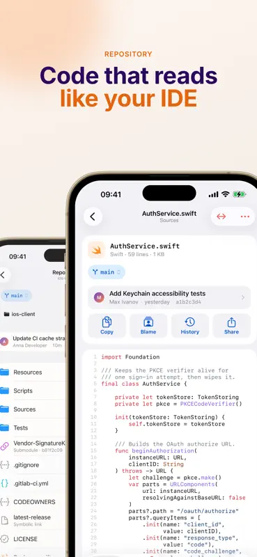 GLab — GitLab クライアント screenshot 6 of 10