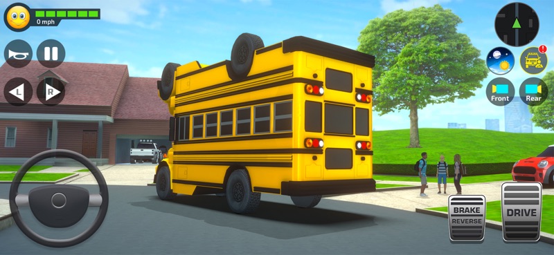 Jogo de ônibus Escolar screenshot 1
