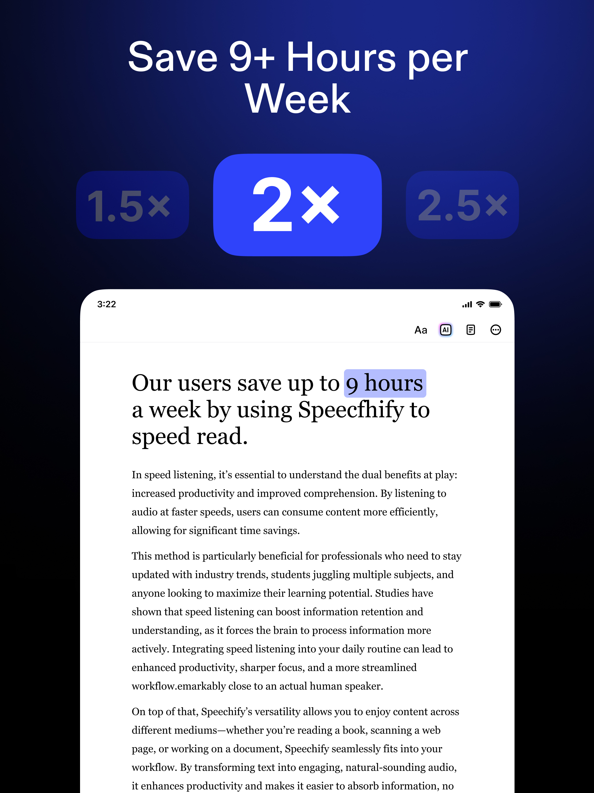 Speechify – Text to Speech PDF