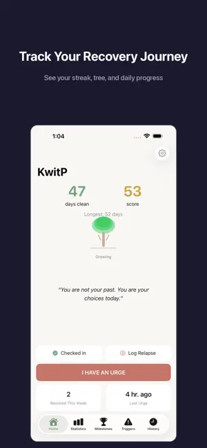 KwitP: Quit Lust Addiction screenshot 1
