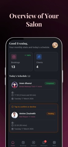 Tuncut – Salon Management App Screenshot 2 of 7