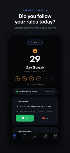 TradeVow: Trading Discipline screenshot 1