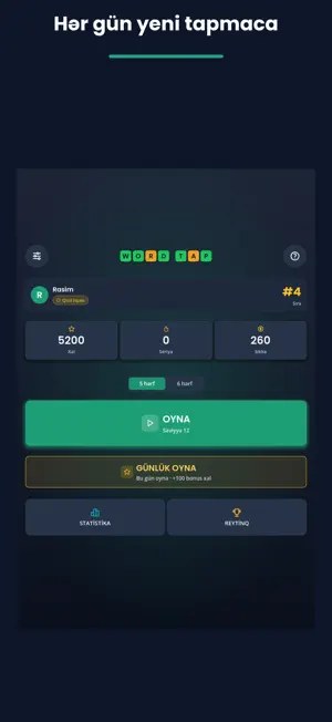 WordTap: Söz Oyunu və Tapmaca screenshot 1