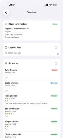 Tutor Diary screenshot 3