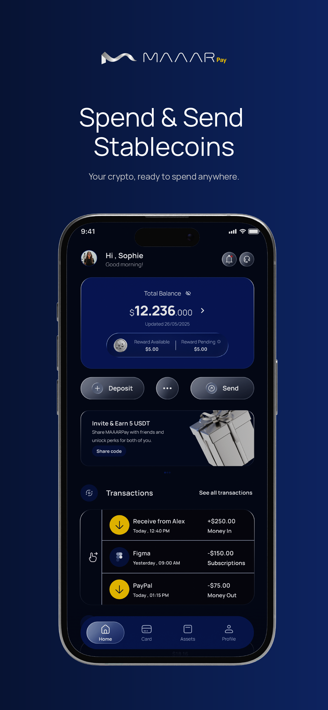 MaaarPay: Crypto Card & Wallet