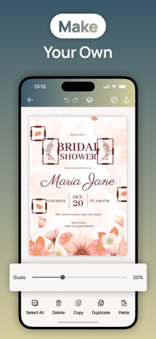 Invitation Maker Create Events Screenshot 8 of 9