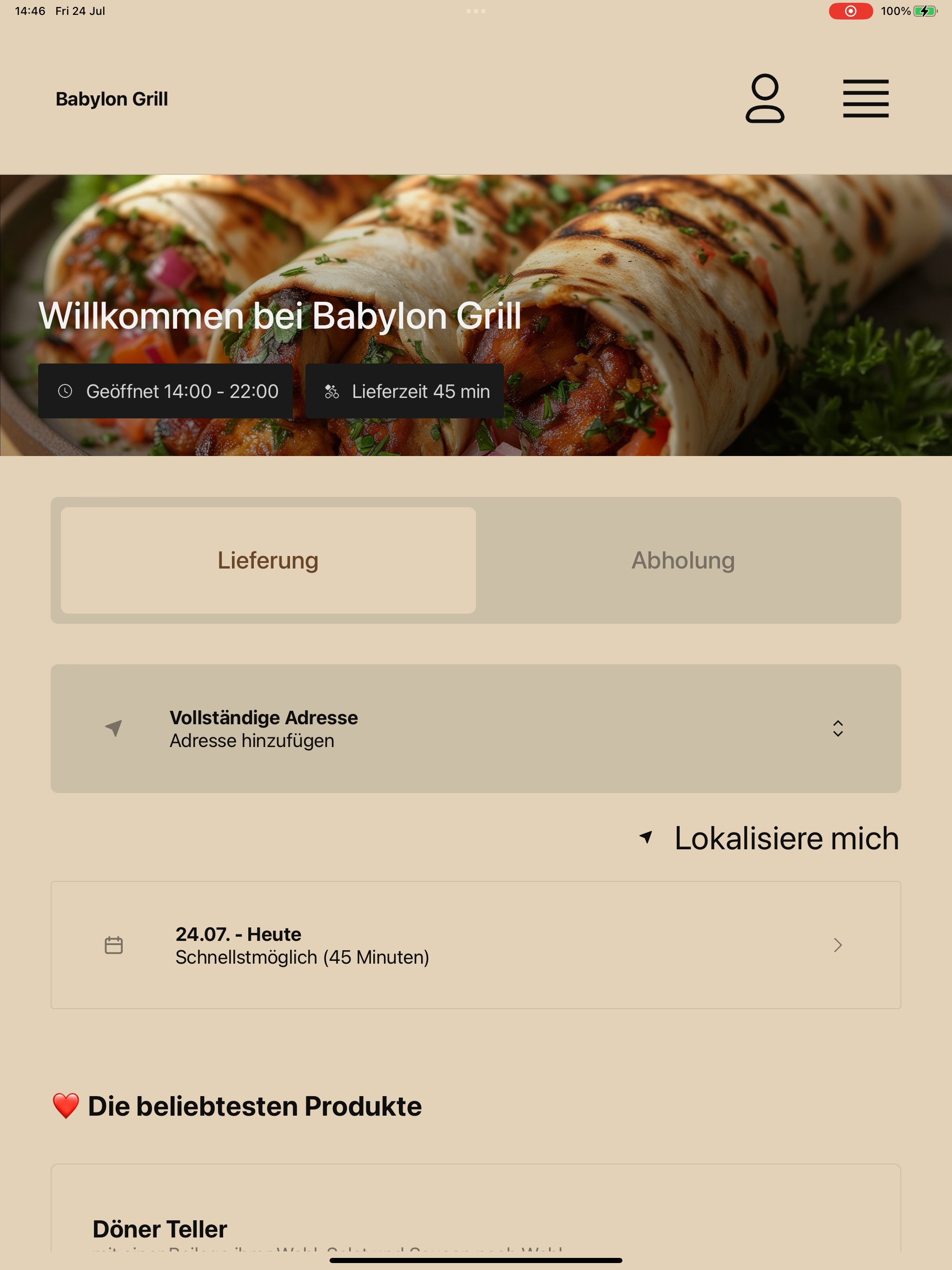 Babylon Grill Minden screenshot 13