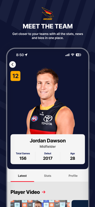 Adelaide Crows Official App Screenshot 3 of 5