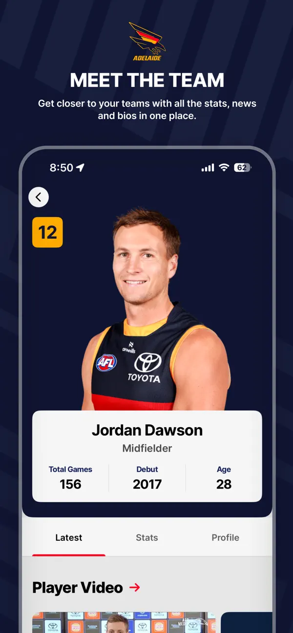 Screenshot #3 pour Adelaide Crows Official App
