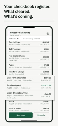 BalanceWright Checkbook Ledger Screenshot 2 of 10