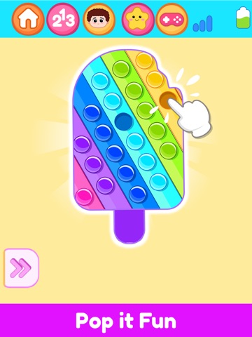 Baby Smart Phone Kids Game 1-5 iPad screenshot
