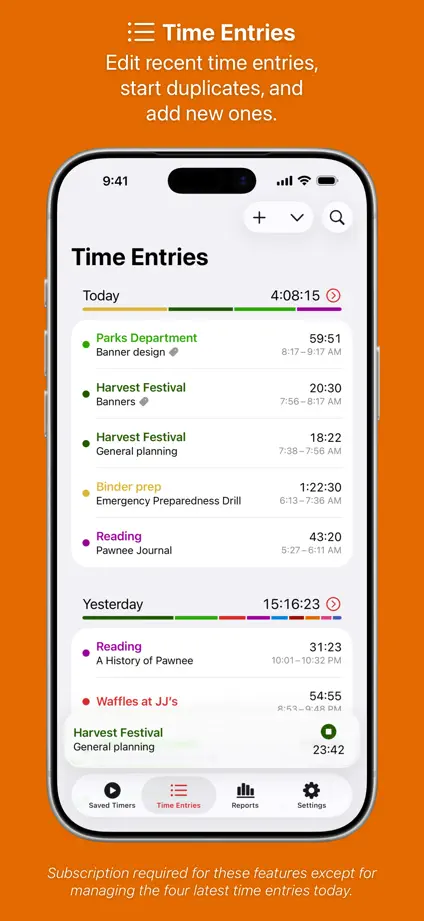 Timery, App Store screenshot 2