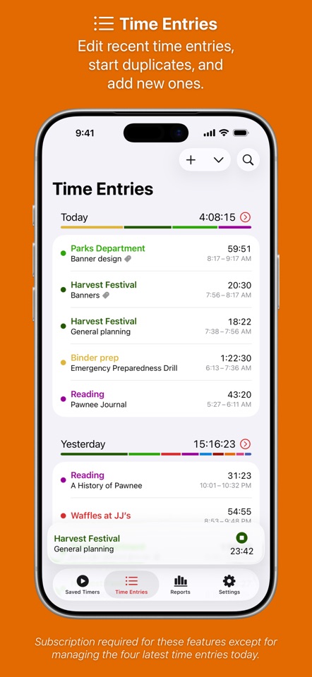 Timery: Time Tracker screenshot 2