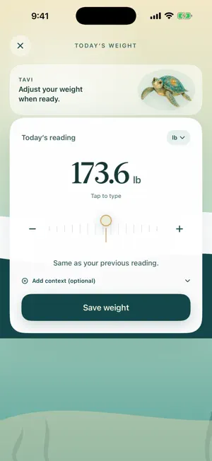 Shell & Scale: Weight Tracker screenshot 4