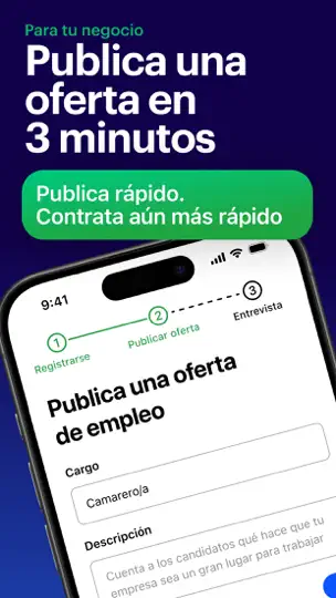 Captura de pantalla de JOB TODAY: Ofertas De Empleo en iPhone 5