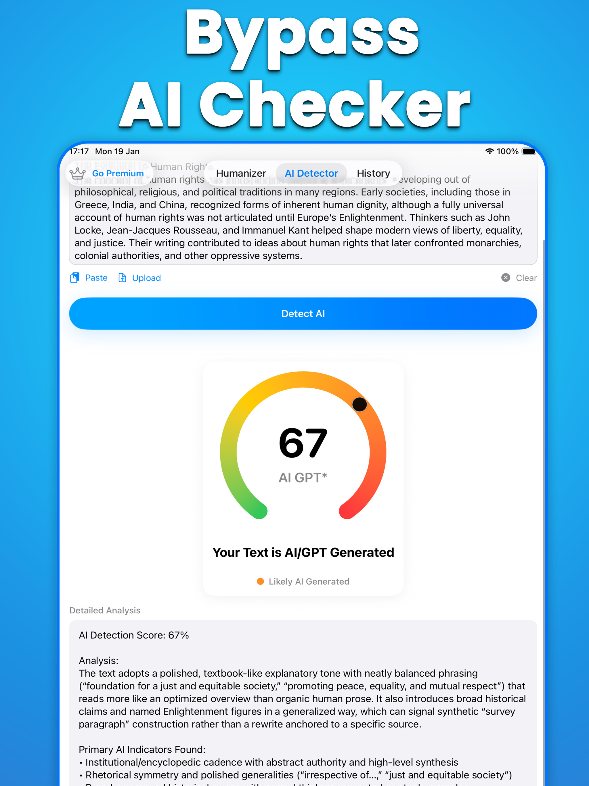 Ai humanizer: ZeroDetect