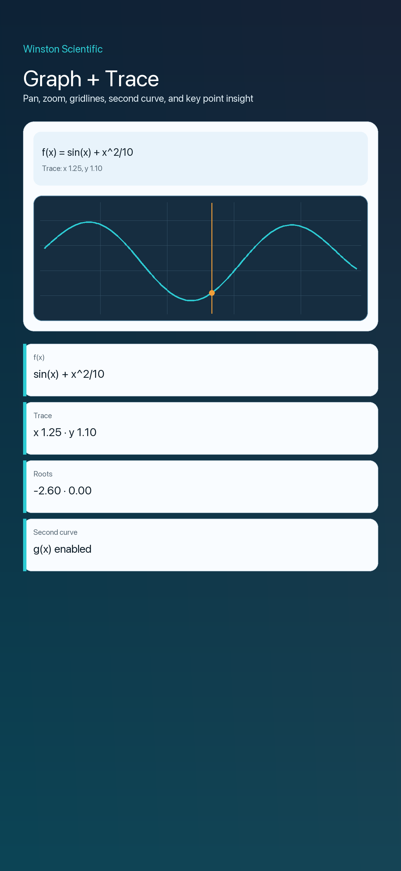 Winston Scientific Calculator screenshot 3 of 5