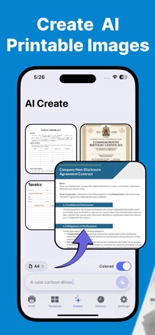 AI Smart Printer App: iPrint iPhone screenshot