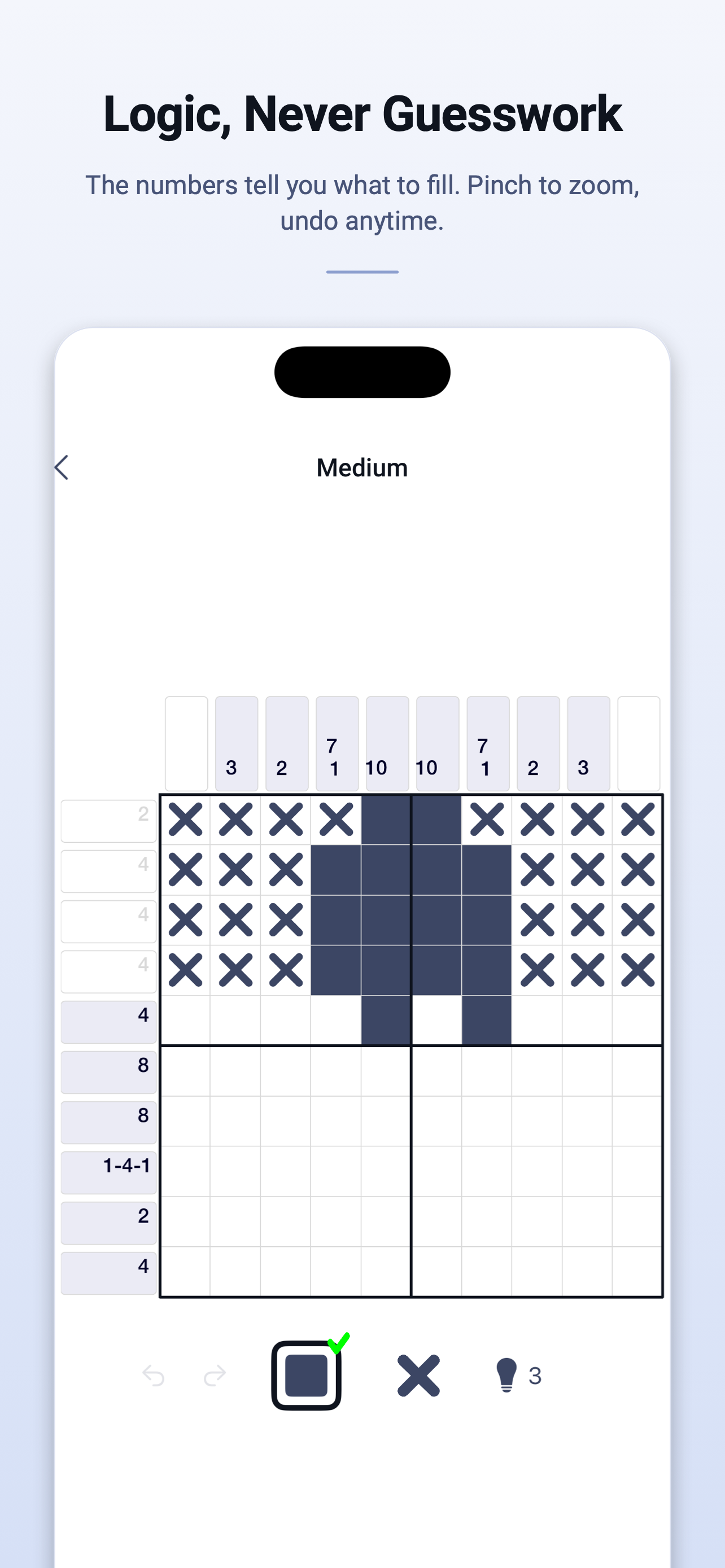 Pixel enigma nonogram screenshot 5