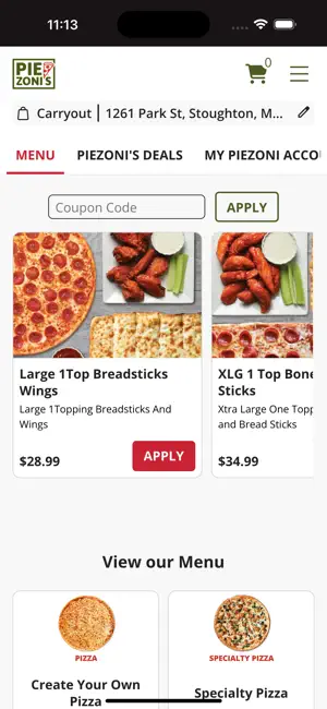Piezonis App screenshot 2