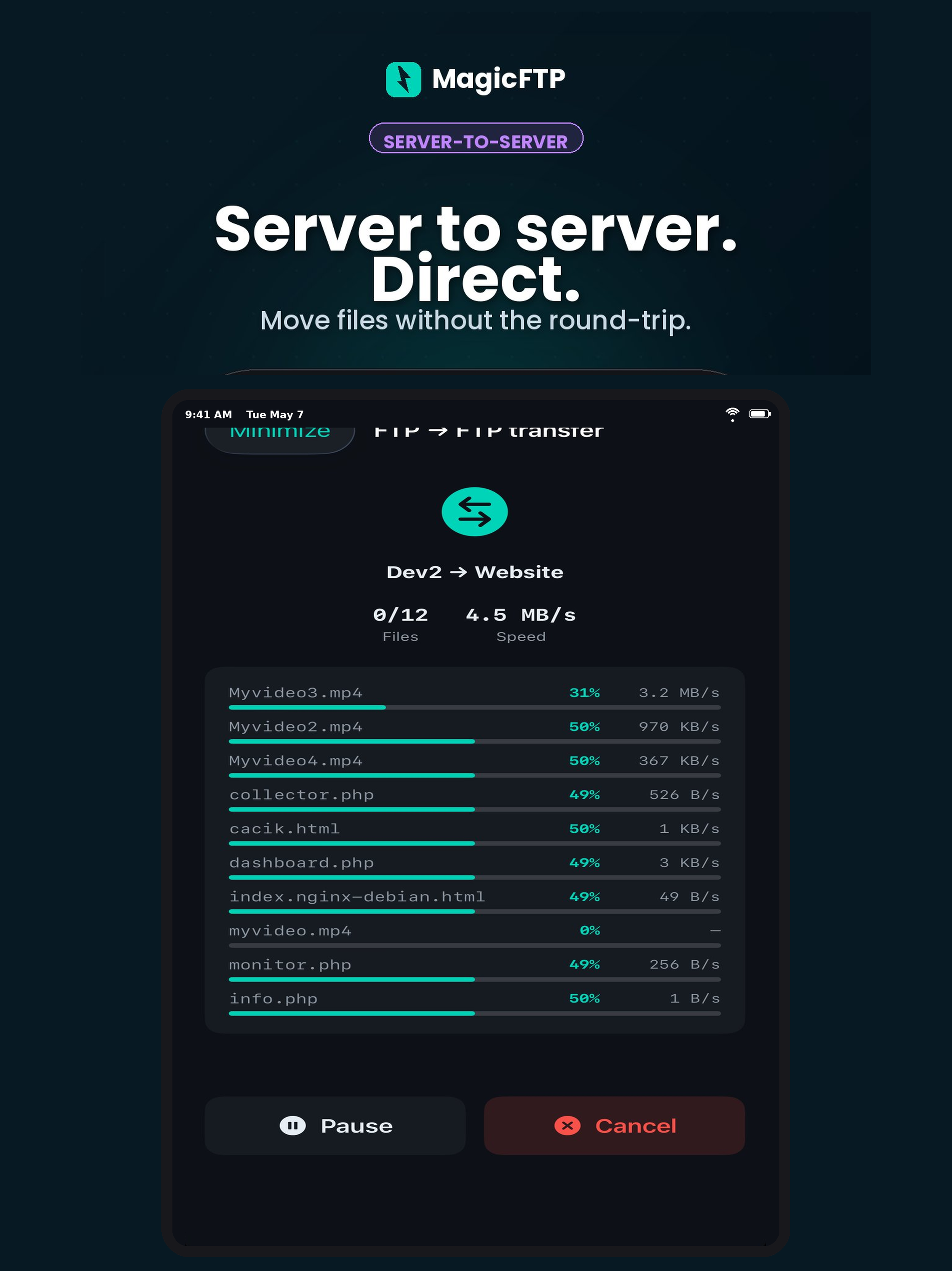 MagicFTP: SFTP & FTP Client screenshot 10