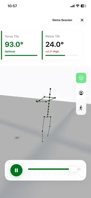 GolfForm - Swing Body Tracker screenshot 3