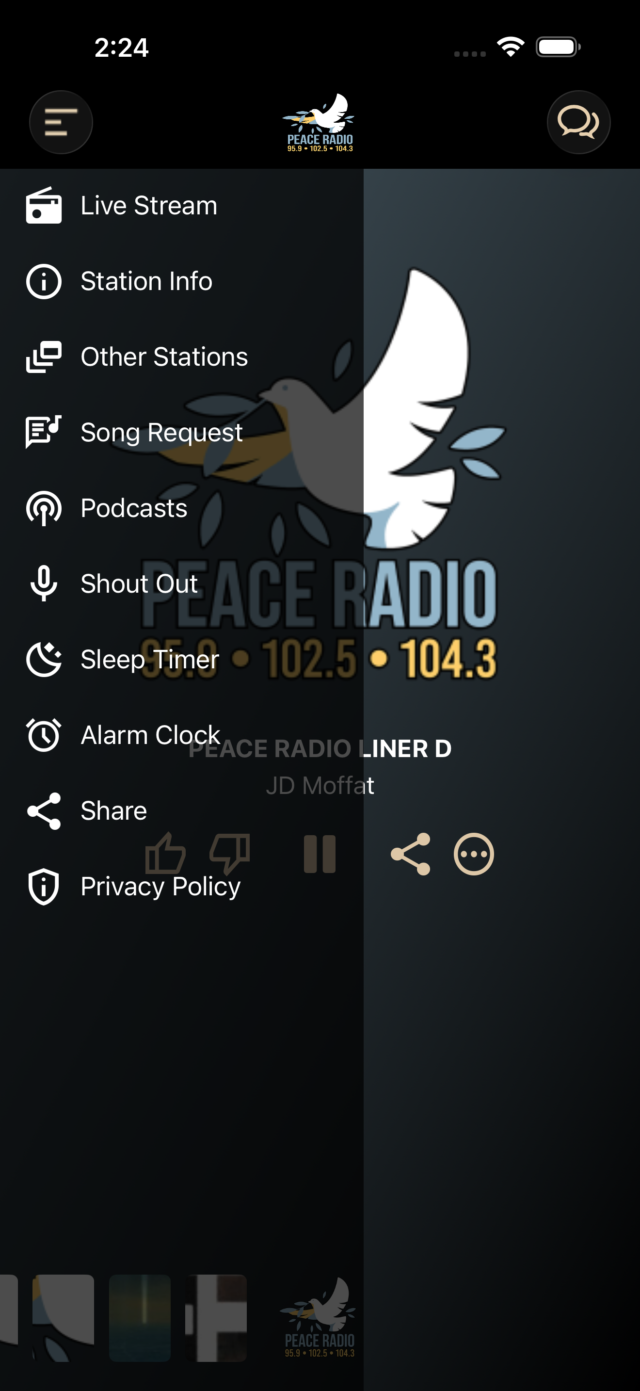 WLSI Peace Radio screenshot 3