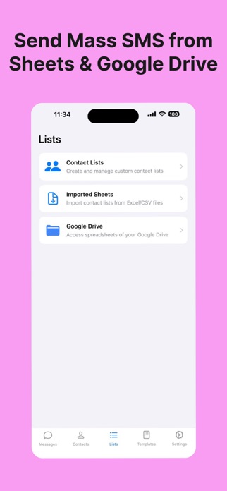 Mass Sender: Bulk Text & Email Screenshot 8 of 10