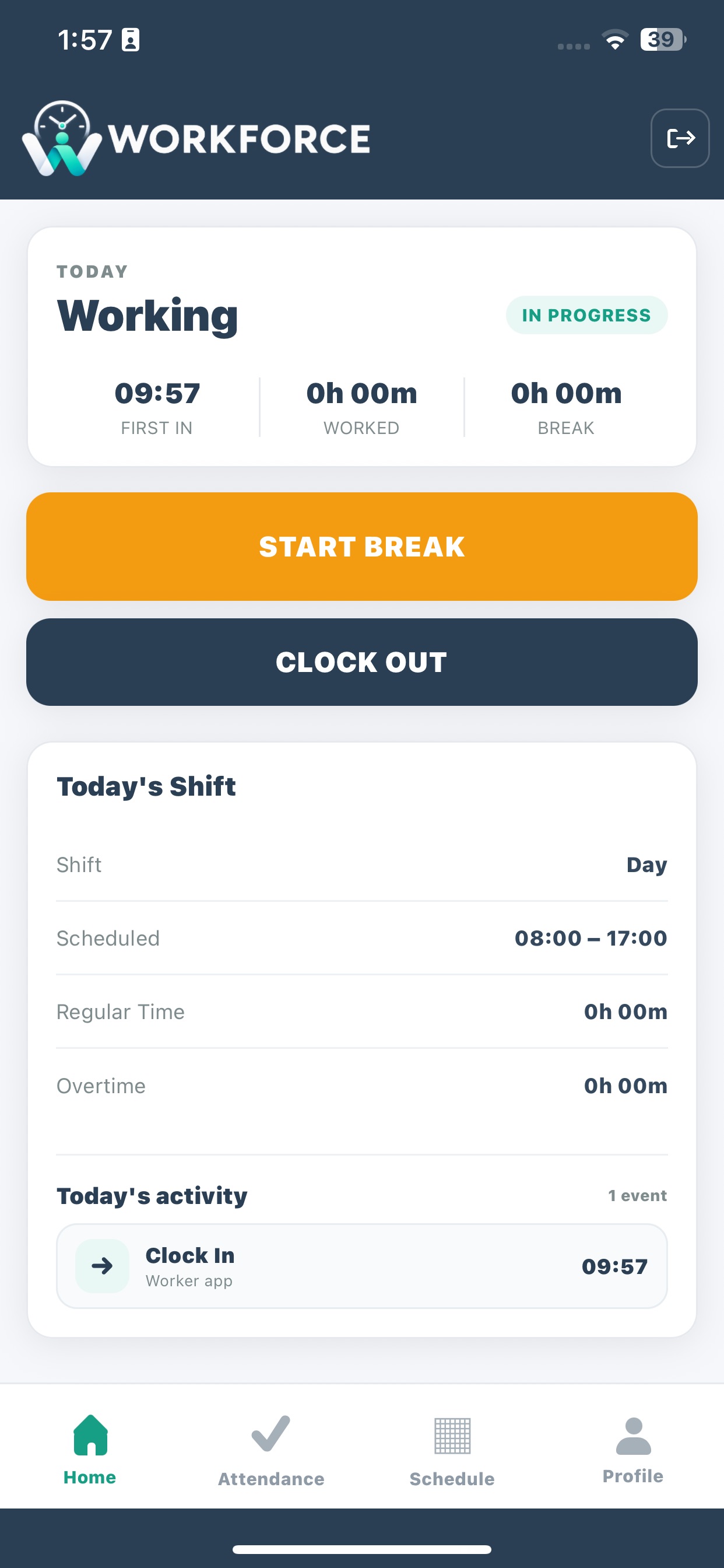 Screenshot 4 of workforce Attendance