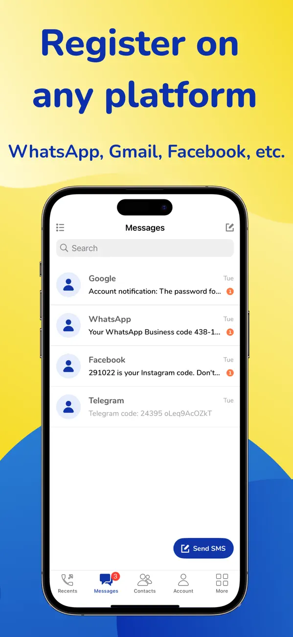Screenshot #3 pour MoreMins: Virtual Phone Number
