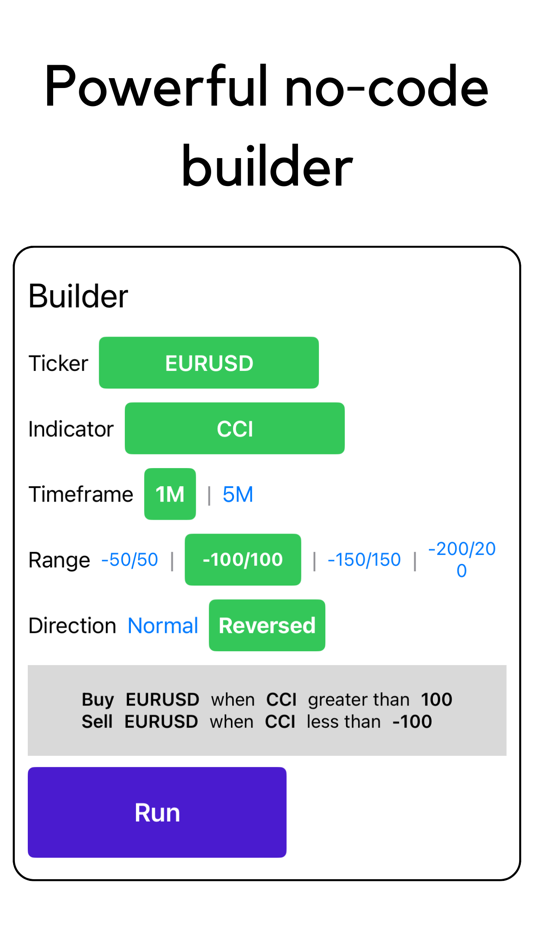 #6. Falcon - Trading Bot Builder (iOS) 由: STRANDJASCHOOL EOOD