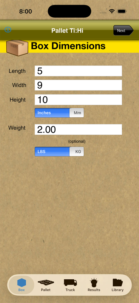 Pallet Ti Hi screenshot 1