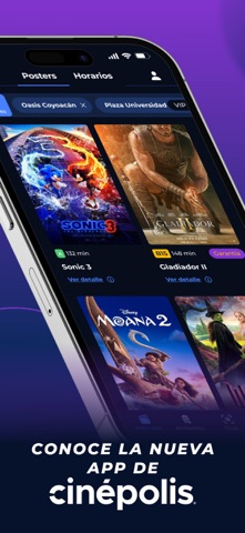 Cinépolis GO App Store preview screenshot 1