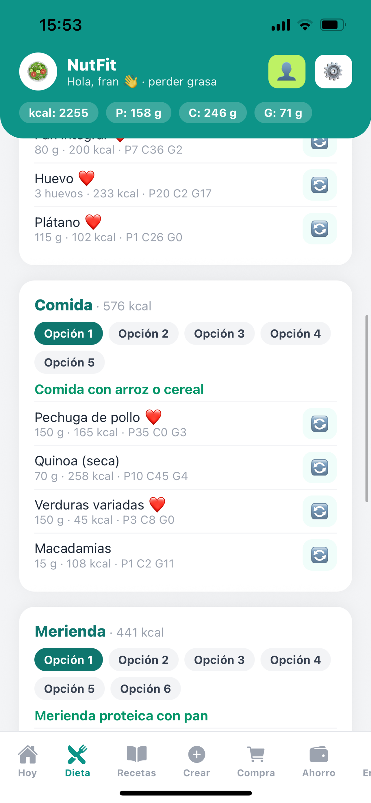 NutFit screenshot 4