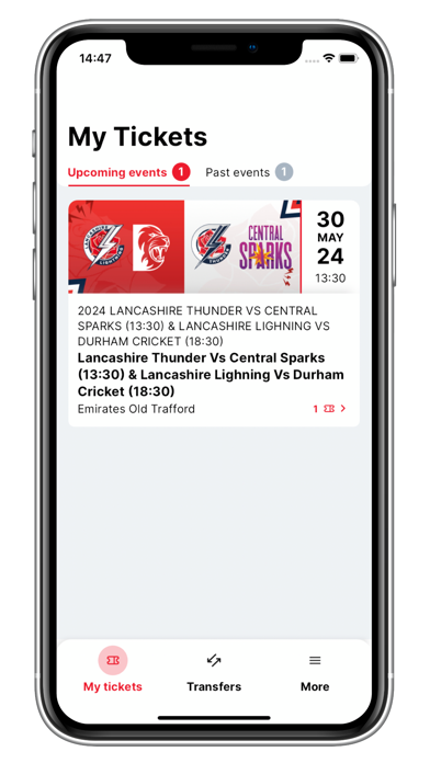 Lancashire Cricket Tickets Screenshot