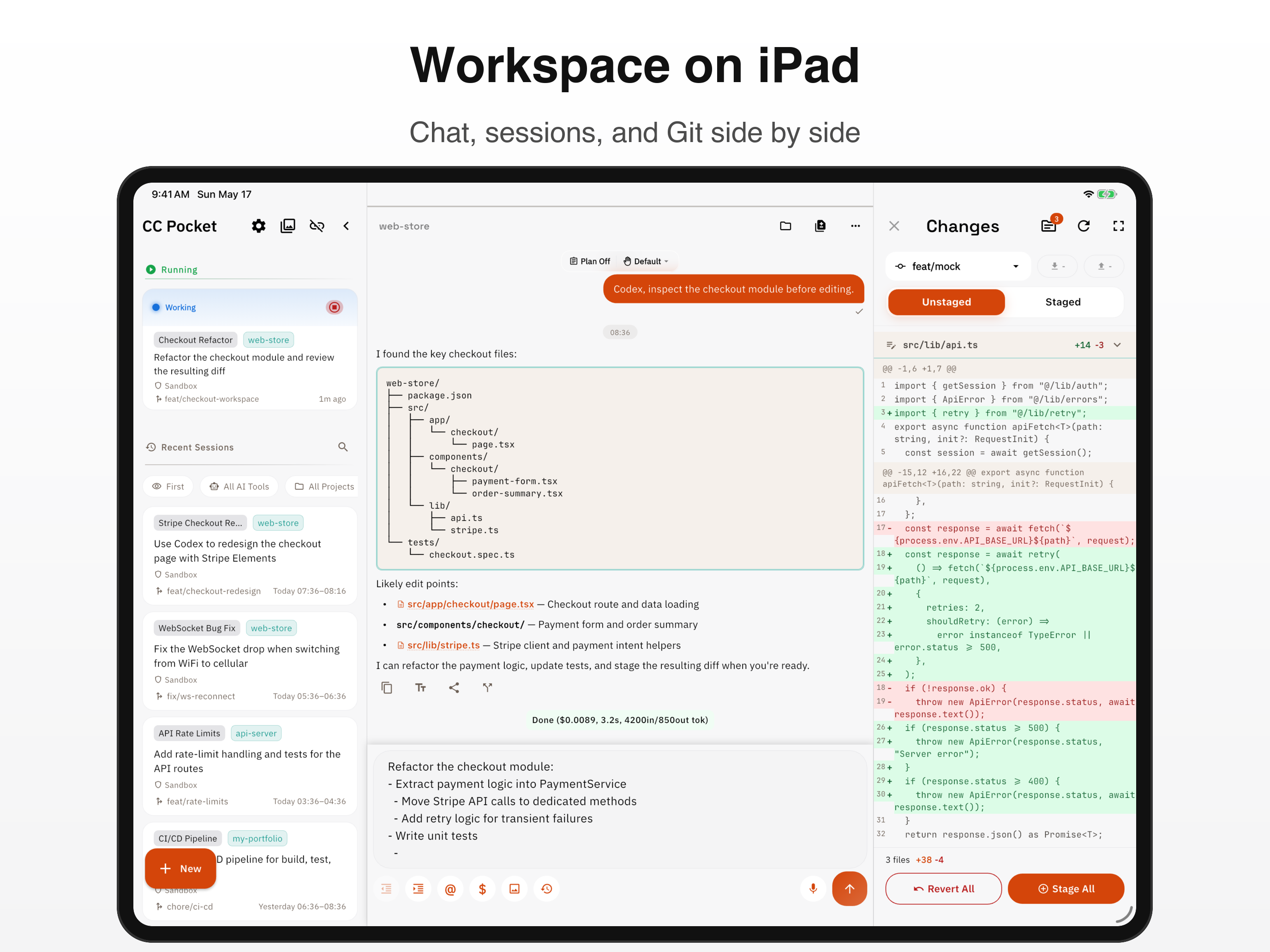 CC Pocket: Code Anywhere