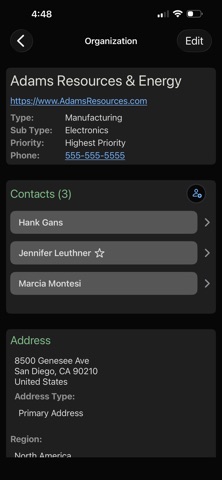 CRM Synthesis screenshot