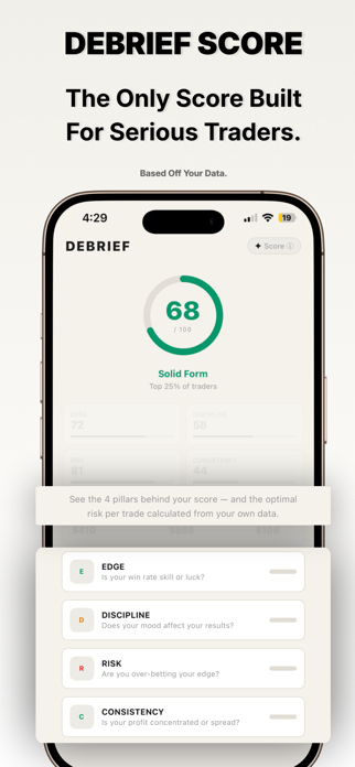 Debrief - Trading Journal Screenshot 4 of 5